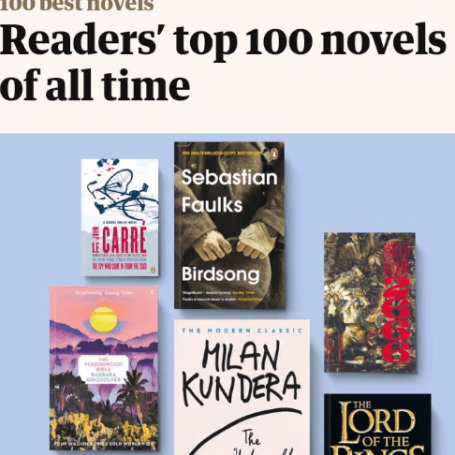 The Guardian readers list graphic
